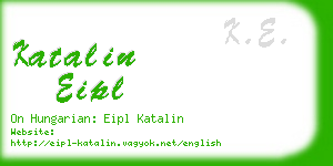 katalin eipl business card